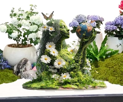 Tuindecoratie - Bloempot decoratie - Tuin aankleden - Weerbestendig acryl - Niet gespecificeerd - Multicolor