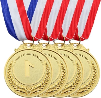 Gouden Medailles - Kampioen Medaille Prijs Medaille - Sportevenementen Prijzen - Zinklegering Materiaal - 50 mm Diameter - Goud