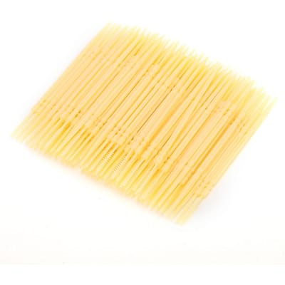 1100 stuks Doos Dubbele Kop Tandenreiniging Tandenstoker Mondverzorging Floss Pick Tandenstoker (Geel) geel