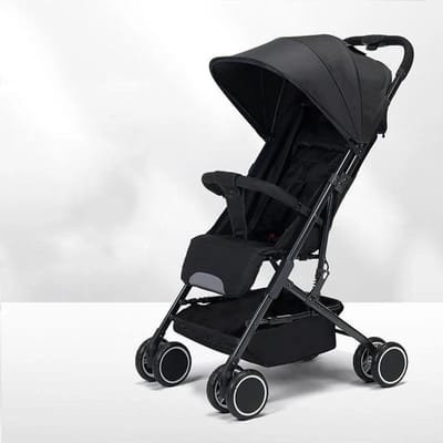 Luxe kinderwagen Draagbare reiskinderwagen Opvouwbare kinderwagen met grote ruimte Hoge kwaliteit Multifunctionele babyparapluwagen Kinderwagen 85*49*97cm
