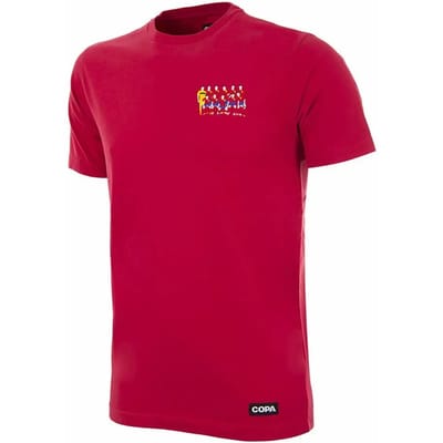 COPA - Spanje 2012 European Champions embroidery T-Shirt - Mannen - Rood - S