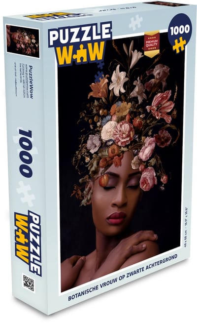 Puzzel Boeket - Vrouw - Make up - Legpuzzel - Puzzel 1000 stukjes volwassenen