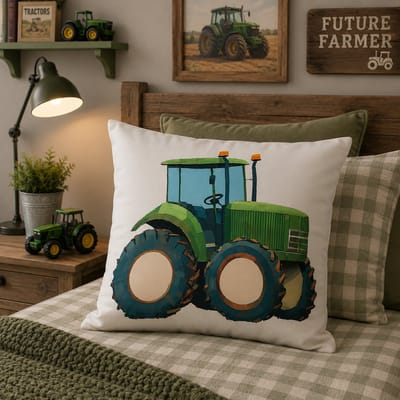 Tractor Adventures Collection Kussenhoes - 45x45 cm