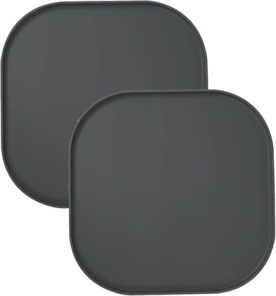 Famanu – Siliconen voedermat, waterdicht en antislip, 26 x 26 cm, gemakkelijk te reinigen, geschikt voor levensmiddelen