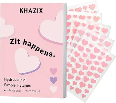 Acne Patches voor Dag en Nacht - Puisten Verwijderaar - Huidreiniger - 200 Stuks - Pukkel Pleister hartvormig- Pimple Patch die Onzuiverheden Absorbeert - Acneverzorging