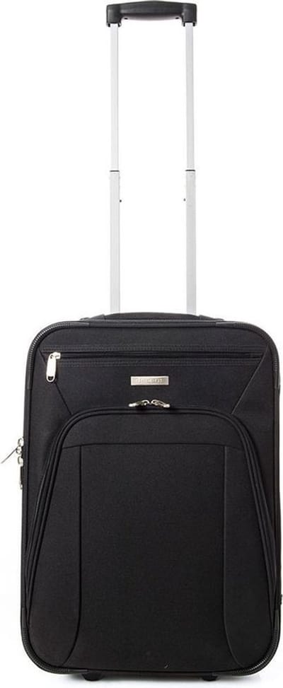 Decent Basic-Line Reiskoffer 37 liter - Handbagage koffer 53x35x20 cm - Lichtgewicht koffer - Reiskoffer - Zwart