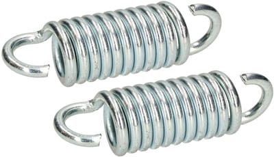 KOTARBAU® 2 Stuks Schommelveer, Veer voor Hangmat, 5 mm, Verzinkt Staal, 10 Windingen, Zilver, Hangstoel Veer, Hangstoelveer, Trekveer met Haken, Hangmat trekveer