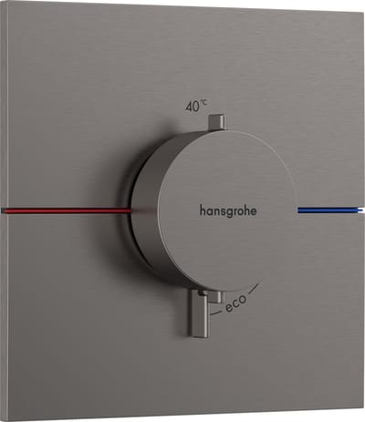 Hansgrohe ShowerSelect Comfort E Thermostaat - inbouw - zwart chroom (antraciet)