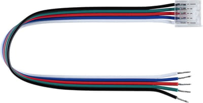 Paulmann 78465 Connector RGBW Slim Feed 12mm Verbindingskabel 6 A 24 (max.) Kabellengte: 0.21 m 24 V (l x b x h) 0.215 x 14 x 5.5 mm 1 stuk(s)
