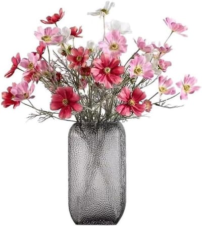 Kunstbloemen Boeket - Zijden Decoratie - Woonkamer Aankleden - Levensechte Imitatie - 43x45cm - Multicolor