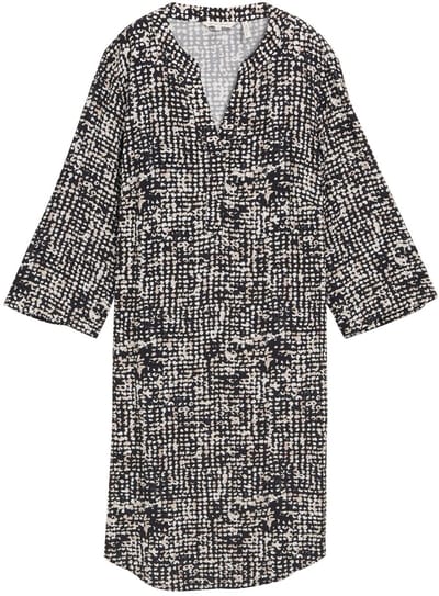 Tom Tailor - Jurk met patroon - Maat 36 - navy abstract dot design