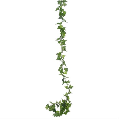Mica Decorations Kunstplanten Hedera Slinger - 180 x 11 cm - groen - kunststof - decoratie - bladgroen
