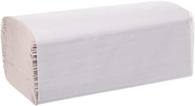 5000 Gevouwen Papieren Handdoekrollen - 1 Laags Keukenpapier, Grijs, 23x25 cm