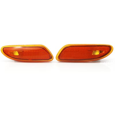 Originele richtingaanwijzerlamp, zijmarkering in bumper, vervanging van richtingaanwijzerlamp voor Mercedes-Benz W203 Right and Left red