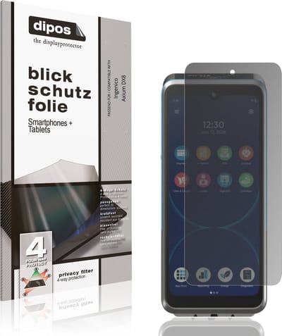 dipos – Matte Privacy Screenprotector geschikt voor Ingenico Axium DX8 | Anti-Spy Beschermfolie