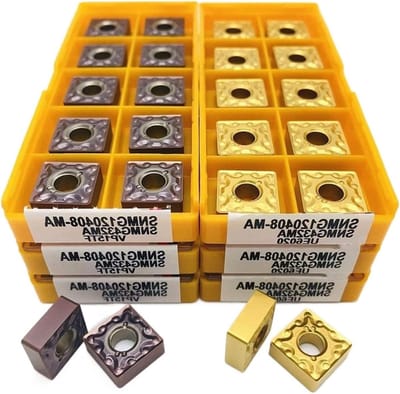 Metalen Inzetstukken - Draaigereedschap - Metaal Bewerken - Harde Legering - 10 Stuks - Zilver