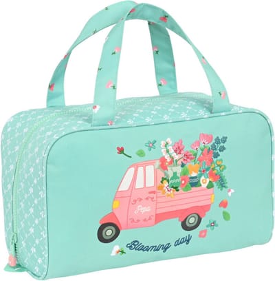 Toilettas voor op School Glow Lab Pepa Groen (31 x 14 x 19 cm)