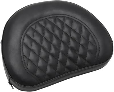 Motorcycle Sissy Bar - Passagiers Rugsteun - Comfortabel Reizen - Ingebouwde Zachte Spons - 20 cm Hoogte - Zwart
