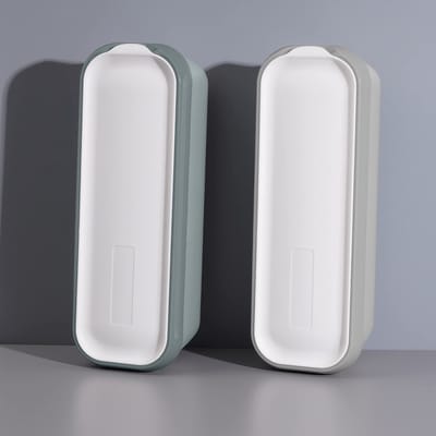Unyqoos® Set van 2 Ruimtebesparende IJshouders voor Zelfgemaakt IJs met Dubbele Isolatie en Antislipbodem
