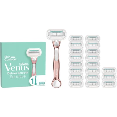 Gillette Venus Deluxe Smooth Sensitive + 19 navulmesjes