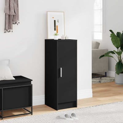 vidaXL - Schoenenkasten - 32 - x - 35 - x - 92 - cm - Zwart