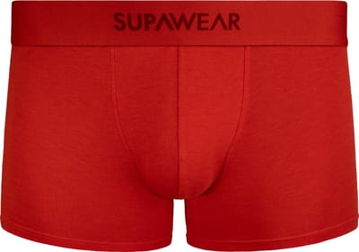 SUPAWEAR Just Supa Trunk Red - MAAT S - Heren Ondergoed - Boxershort voor Man - Mannen Boxershort