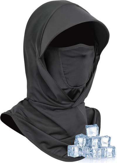Multifunctionele Zomer Balaclava, Ademend Stormmasker met UV Bescherming voor Buitenactiviteiten, Fietsen, Motorrijden en Sporten