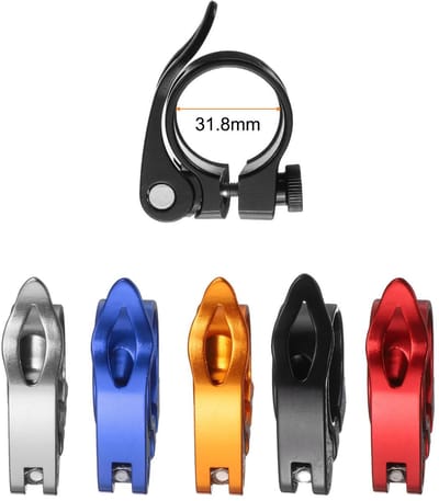 Dailygoods- Zadelclip - Set van 3 - Lichtgewicht Aluminium Legering - Snelle Bevestiging - Voor Zadelpijp 27.2-28.6 mm - Corrosiebestendig - Verstelbaar - Zadelsteun