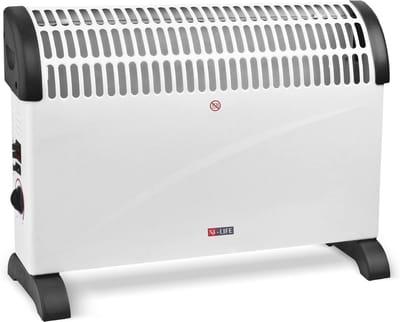 Convector met turbofunctie en 3 standen warmteregulering - 2000 W elektrische radiator voor ruimtes tot 25 m²