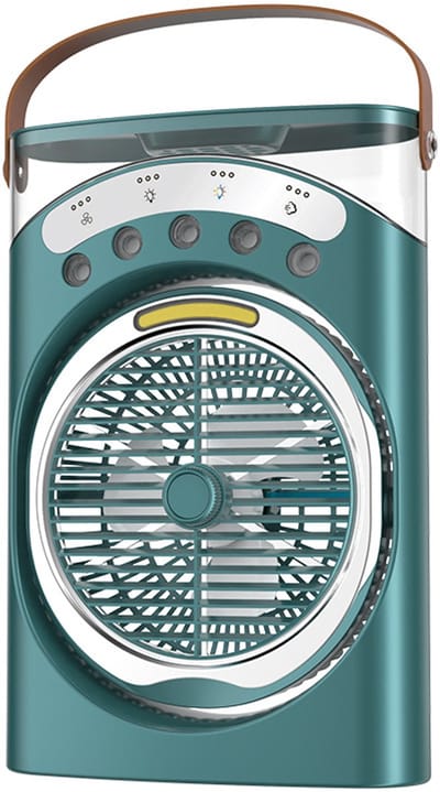 VHV-Handventilator en Nekventilator 3-in-1 - Opvouwbare Mini Ventilator met LED-Display - Krachtige USB Oplaadbare Tafelventilator - 3000mAh Zakventilator met Telefoonhouder - Holiday Essentials voor Reizen, Kantoor, Camping