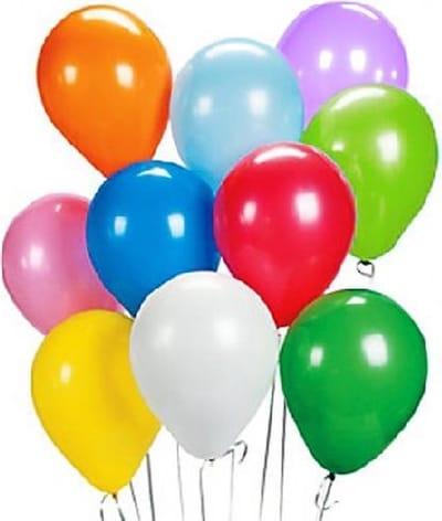 Ballonnen Gekleurd - 25 cm - Helium- en Luchtvulling - 50 stuks