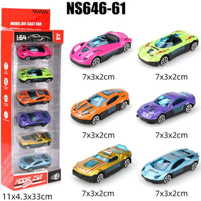 Échelle 1/64, Modèle Sportive en Alliage, Décor Intérieur de Véhicule, Modèle Moulé sous Pression de Voiture de Poche, Jouets Cadeaux de Noël pour Garçons, Ornement