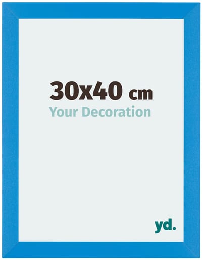 Your Decoration - Puzzellijst 30x40 cm - Helder Blauw - Puzzellijst 500-1000 stukjes - MDF Fotolijst - Mura