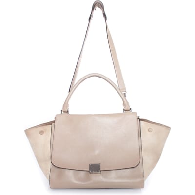 Celine Trapeze tas in beige.