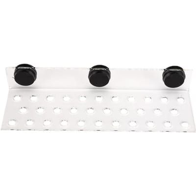 Aquarium Réservoir à Poissons Support pour Coraux Support Acrylique Forte Ventouse Support pour Fragments de Coraux 32 Trous white