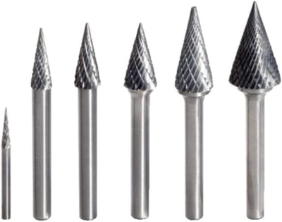 Freesstift Spitskegel Vorm M 6mm voor Metaalbewerking