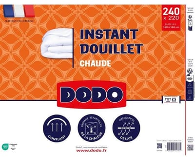 DODO – Instant douillet – 2-persoons deken – Warmte 300 g/m²