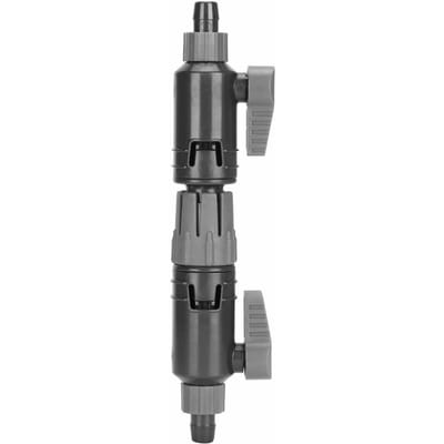 Valve de contrôle de l'eau d'aquarium, tuyau de réservoir de poisson, connecteur à Double robinet à dégagement rapide Type 1 gray