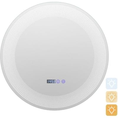 LED Badkamerspiegel Make-Upspiegel voor Wandmontage met 3-Kleurendimbare Verlichting Aanraakgevoelige Schakelaar (60 cm)