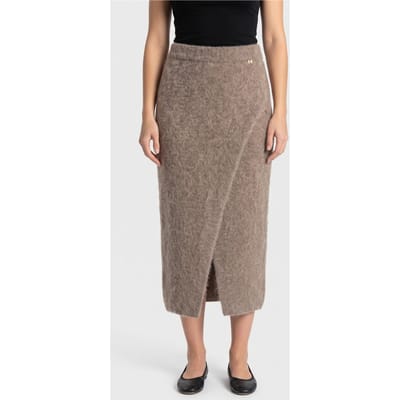 GUESS Agnes Pencil Skirt S Silk Taupe Multi Taglia: XS | Minigonne Outlet | Donna | Nero