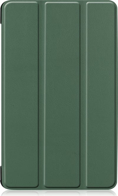 Hoesje - Geschikt voor Samsung Galaxy Tab A 8.0 (2019) - Dun & Stevig - Trifold Bookcase - Hard Cover - Hardcover Book Case - Tablet Hoes - Donkergroen