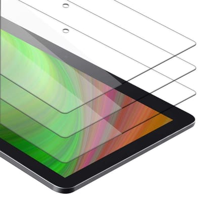 Cadorabo 3x Screenprotector geschikt voor Lenovo Tab 3 10 Business (10.1 Zoll) in KRISTALHELDER - Getemperd Pantser Film (Tempered) Display beschermend glas in 9H hardheid met 3D Touch