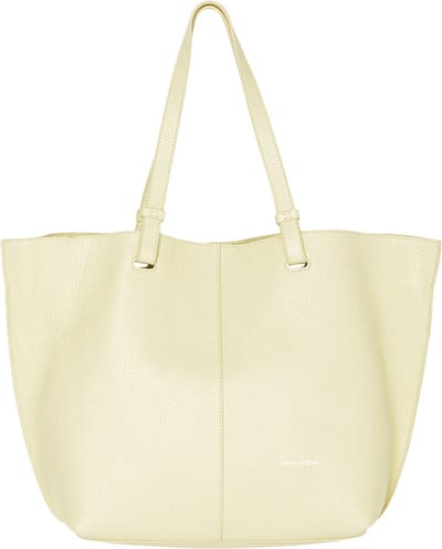Marc O'Polo Schoudertas Bela Shopper Pale Sunflower Lichtgeel
