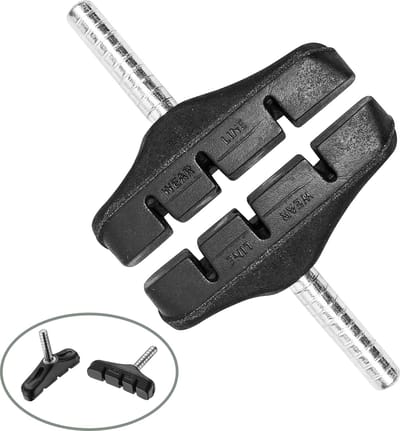 Remblokken Fiets - Cantilever Remblokken Set - Geschikt voor ATB en Mountainbike - 60x17mm - Duurzame Stopkracht - 2 Stuks