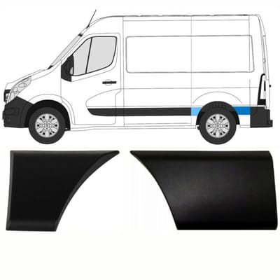 Sierlijsten set voor Renault Master 2010- / Links