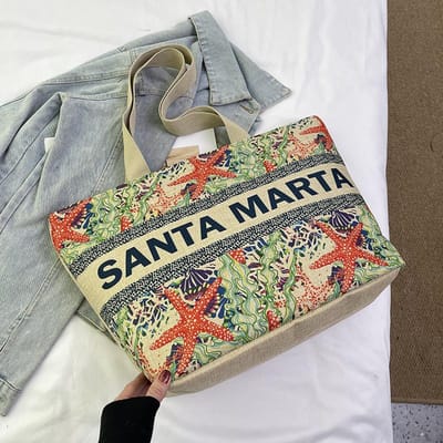 Grote Linnen Tas voor Dames Nieuwe Pendel Tote Bag voor Dames Ins Mode Een-schouder Linnen Tas