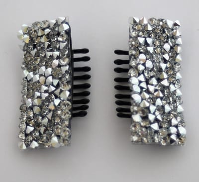 Hair Crystal Rock Clip