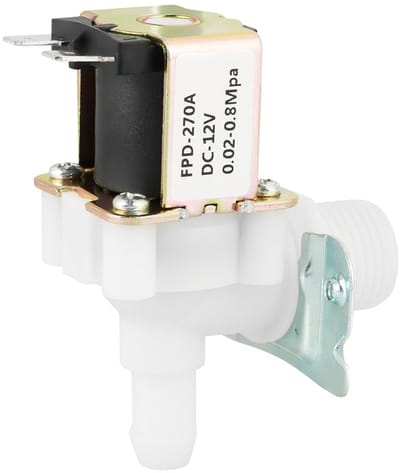 Allecto - Waterinlaatklep - Magnetische Ventiel - Duurzaam en Betrouwbaar - DC 12V - Geschikt voor Elektrische Apparatuur - Hoogwaardige Kwaliteit ...