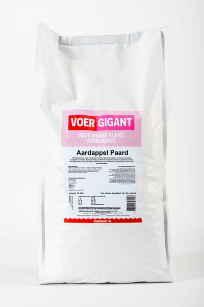 Voergigant - Hondenvoer - Aardappel & paard - 12 kg