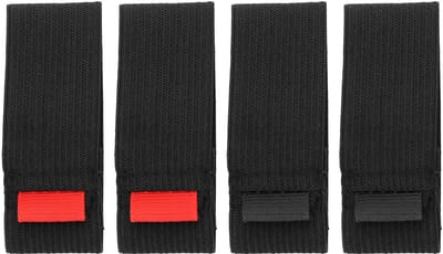 Dailygoods- Visserijhaspel Bandjes 4-Pack - Elastische Beschermende Bandjes - Anti-slijtage Accessoires - Lichtgewicht - Maat L - Handvat voor Gemakkelijk Gebruik - Visspoel